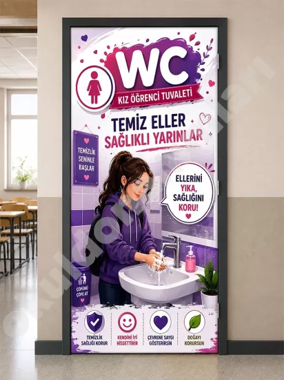 Okul Tuvalet Kapı Posteri