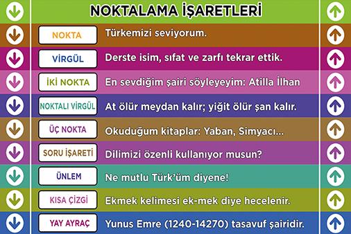  Türkçe merdiven yazısı