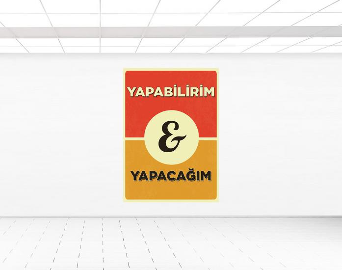 Motivasyon okul posteri