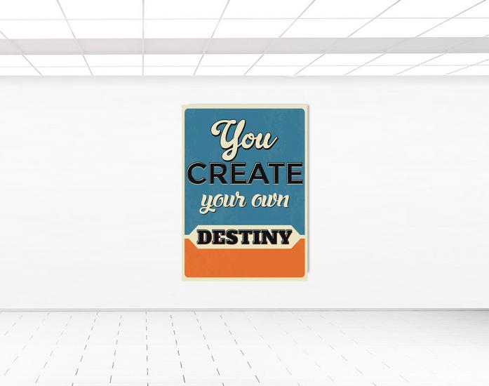 Motivasyon okul posteri