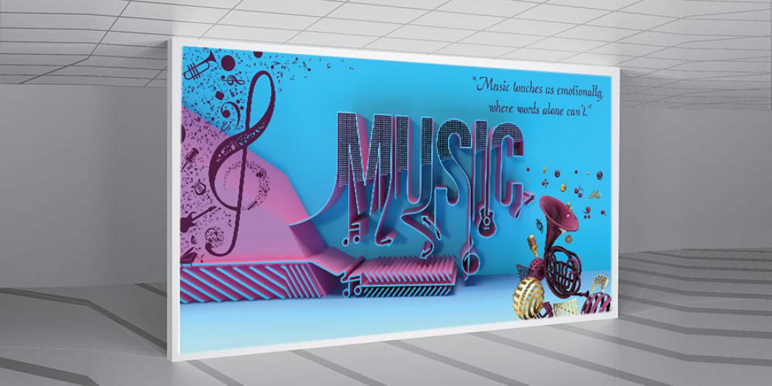 Müzik duvar kağıdı