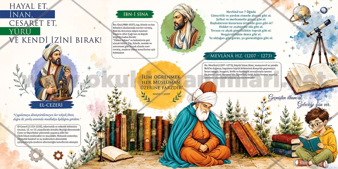 Okul Koridor Posteri