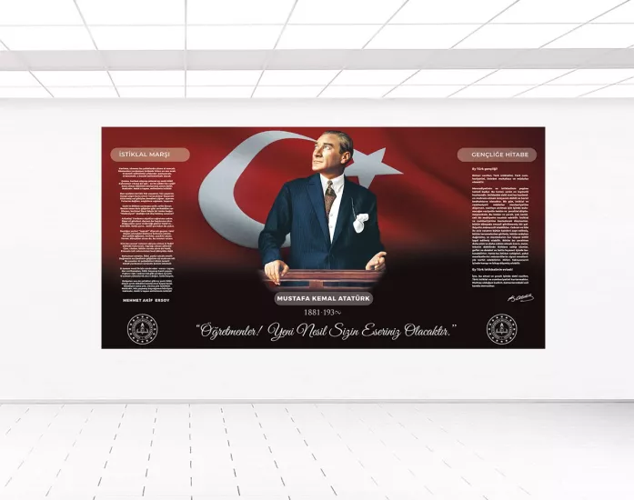 Okul Atatürk köşesi posteri