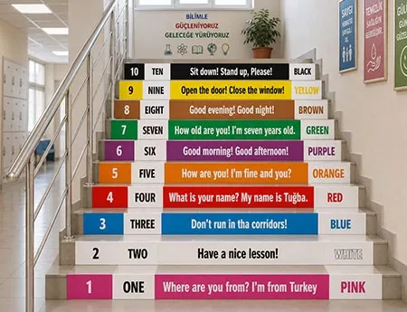 İngilizce Okul Posteri