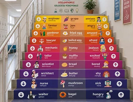 Okul İngilizce Posteri
