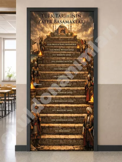 Okul ve Kurumlar İçin Eğitici Duvar Stickerı