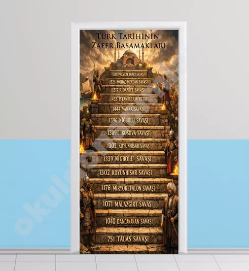 Okul ve Kurumlar İçin Eğitici Duvar Stickerı