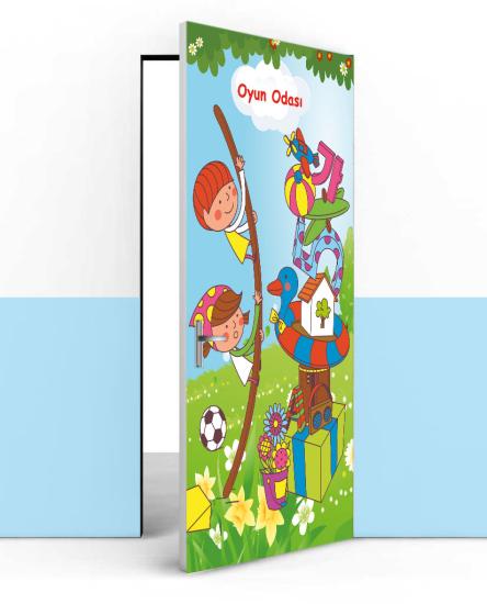 Anaokul kapı giydirme