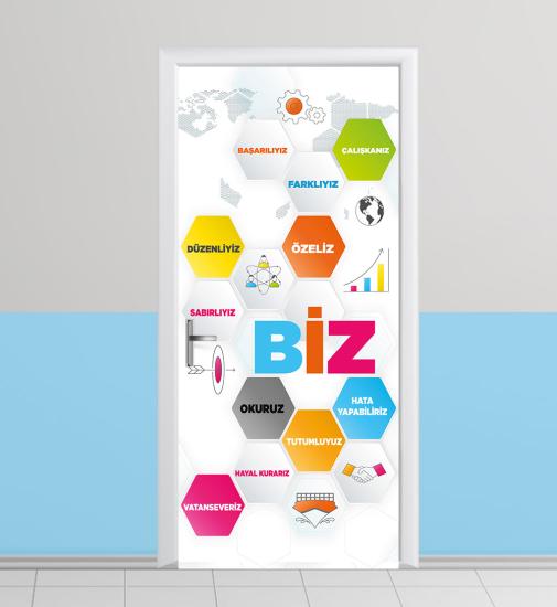 Okul rehberlik kapı giydirme