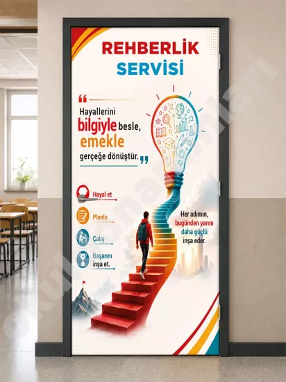 Okul Rehberlik Kapı Posteri