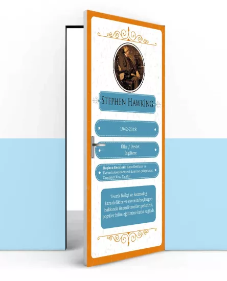 Stephen Hawking sınıf kapı giydirme