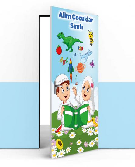 Sübyan anaokul kapı giydirme