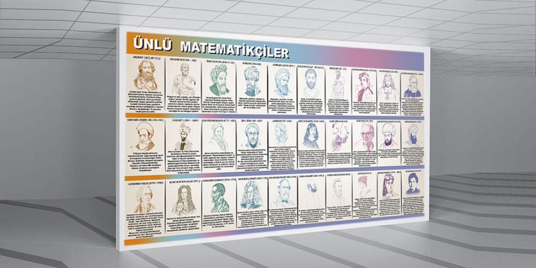 Ünlü matematikçiler posteri ucuz fiyat hızlı kargo
