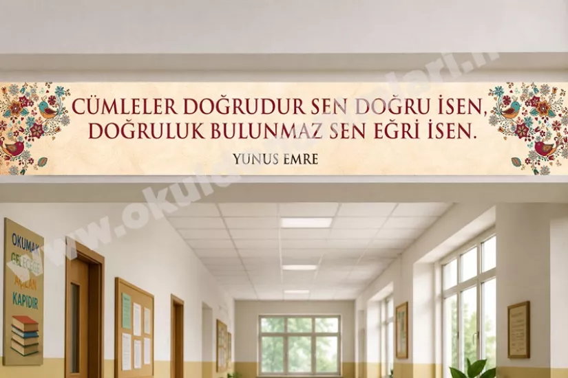 Okul Koridoru Kiriş Giydirme