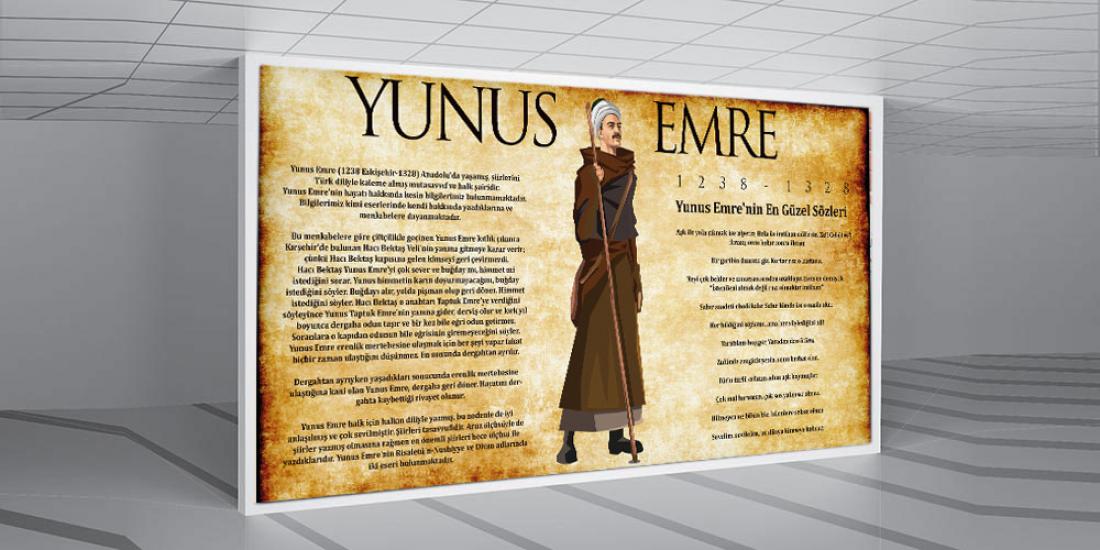 Yunus emre posteri hızlı kargo ucuz fiyat