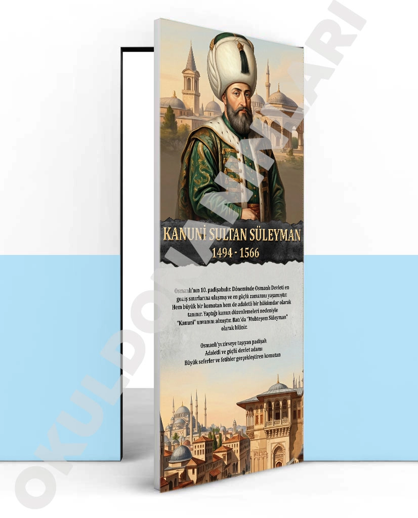 Kanuni Sultan Süleyman Kapı Giydirme