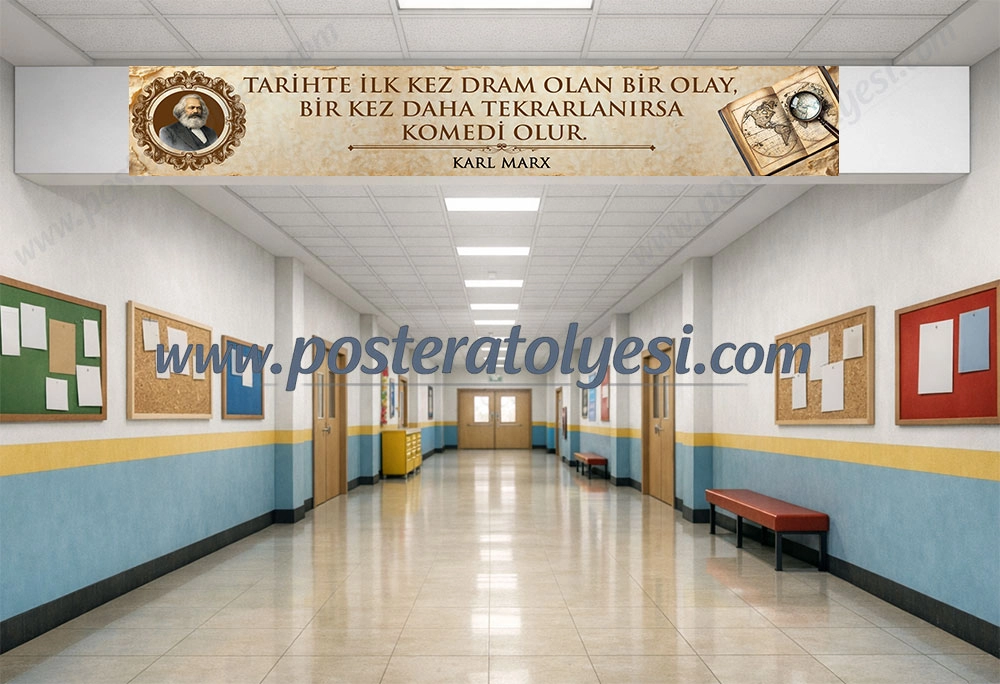 Karl Marx kiriş yazısı