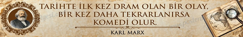 Karl Marx kiriş yazısı