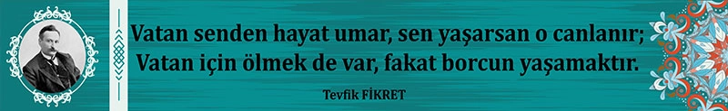 Tevfik Fikret kiris-yazisi