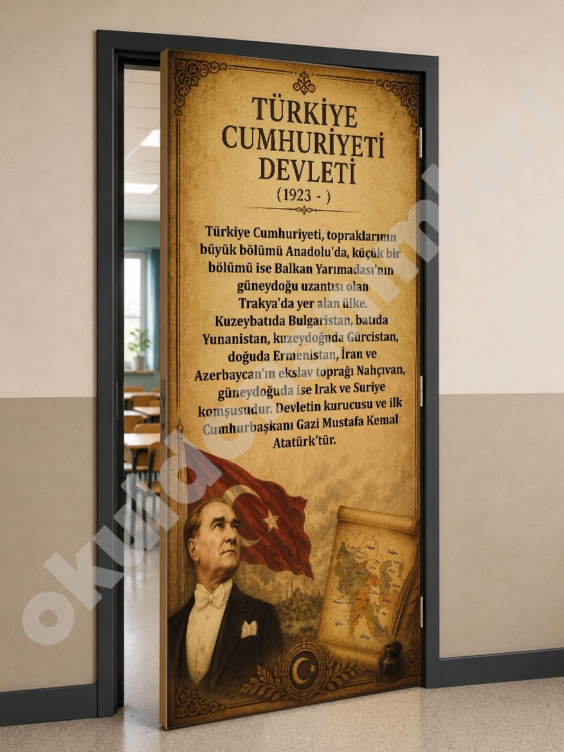 Türkiye Cumhuriyeti Devleti Kapı Giydirme