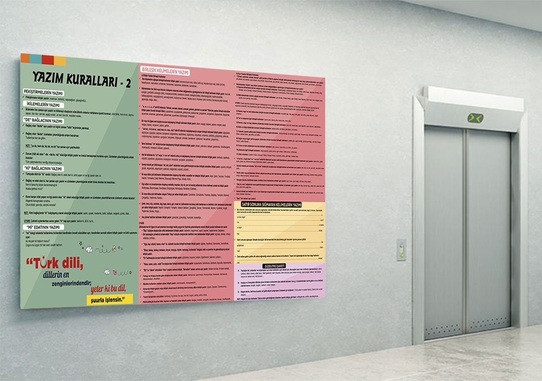  Yazım Kuralları Posteri 2